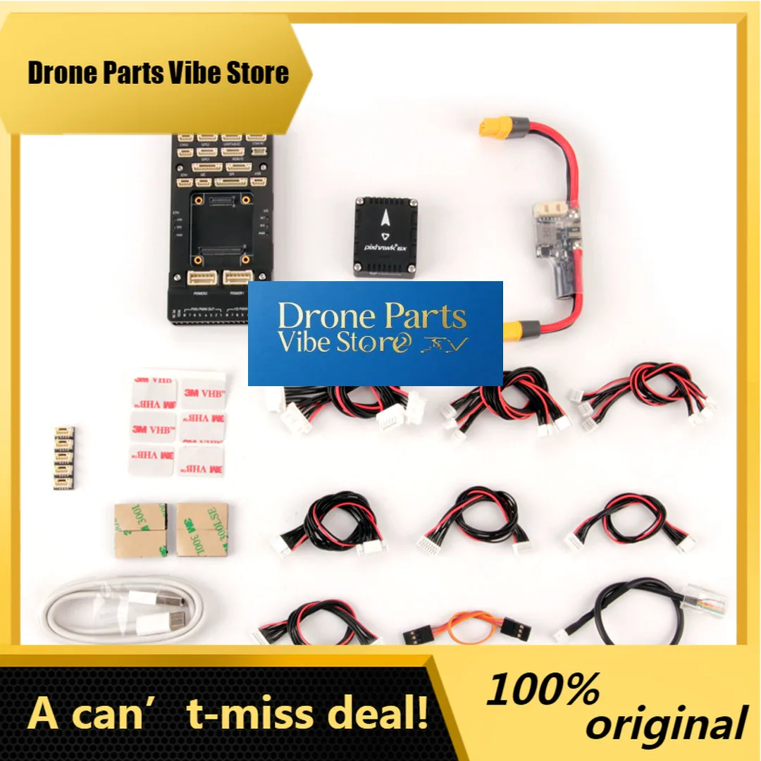 DronePNewest Holybro Pixhawk 6X Flight Controller Standard / MINI Version Barometer / Gary 32 Bit Arm For Airplane Quadcopter
DronePNewest Holybro Pixhawk 6X Flight Controller Standard / MINI Version Barometer / Gary 32 Bit Arm For Airplane Quadcopter