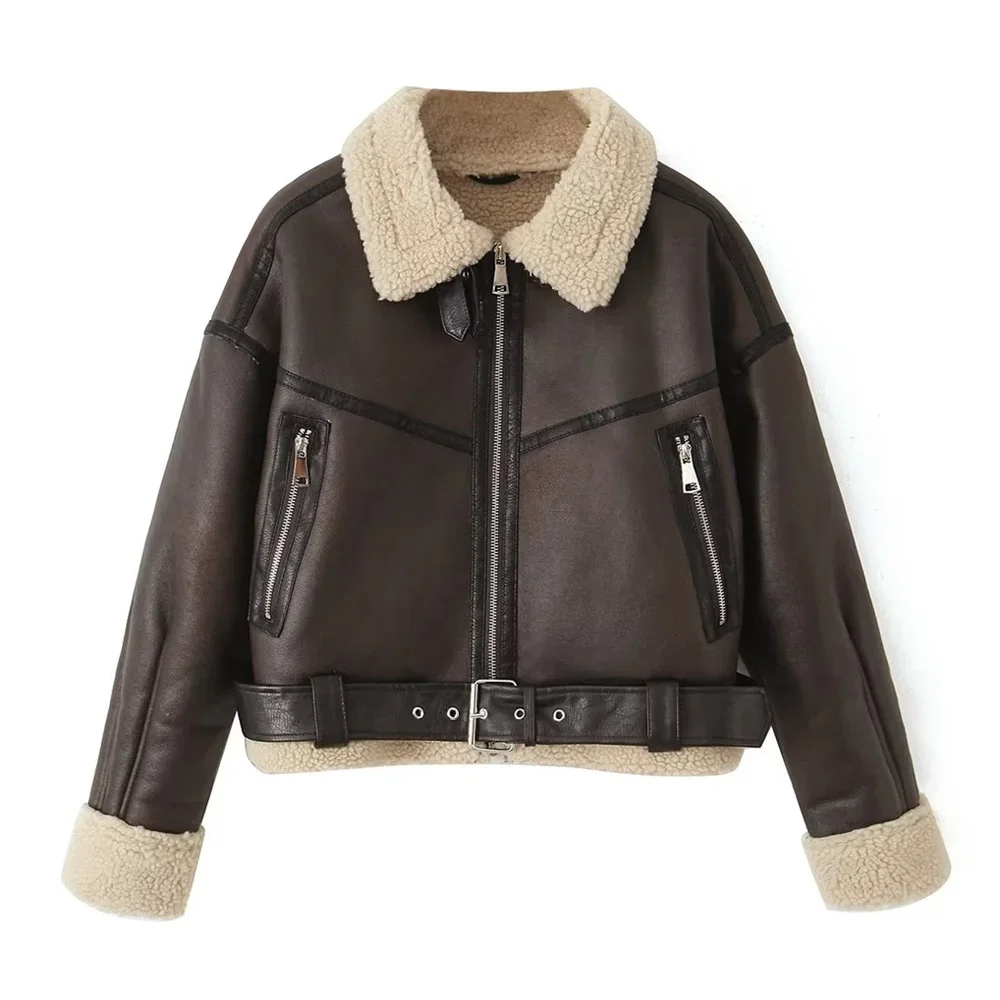 2023 Autumn Winter New Product Women Fashion Casual Versatile Polo Collar Zipper Fur One Piece Jacket Female Coat
2023 Autumn Winter New Product Women Fashion Casual Versatile Polo Collar Zipper Fur One Piece Jacket Female Coat