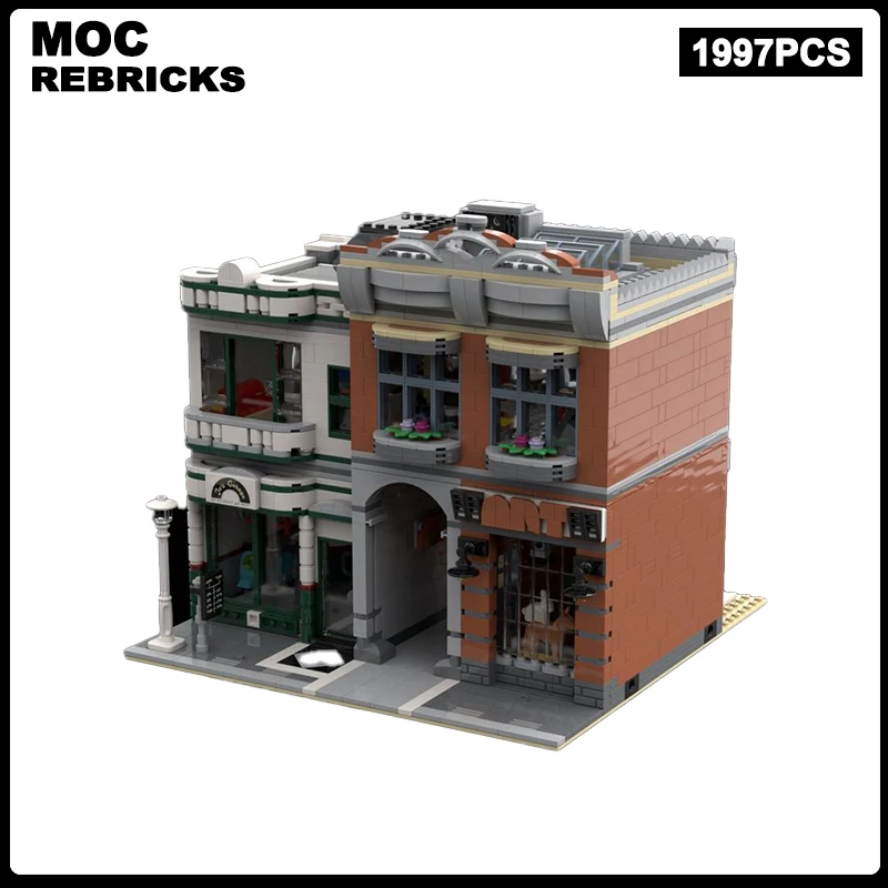 Модульное здание серии улиц Средневековья, здание MOC Studio и музея, модель «сделай сам», техническая сборка кирпичей, детские игрушки, подарки
Модульное здание серии улиц Средневековья, здание MOC Studio и музея, модель «сделай сам», техническая сборка кирпичей, детские игрушки, подарки