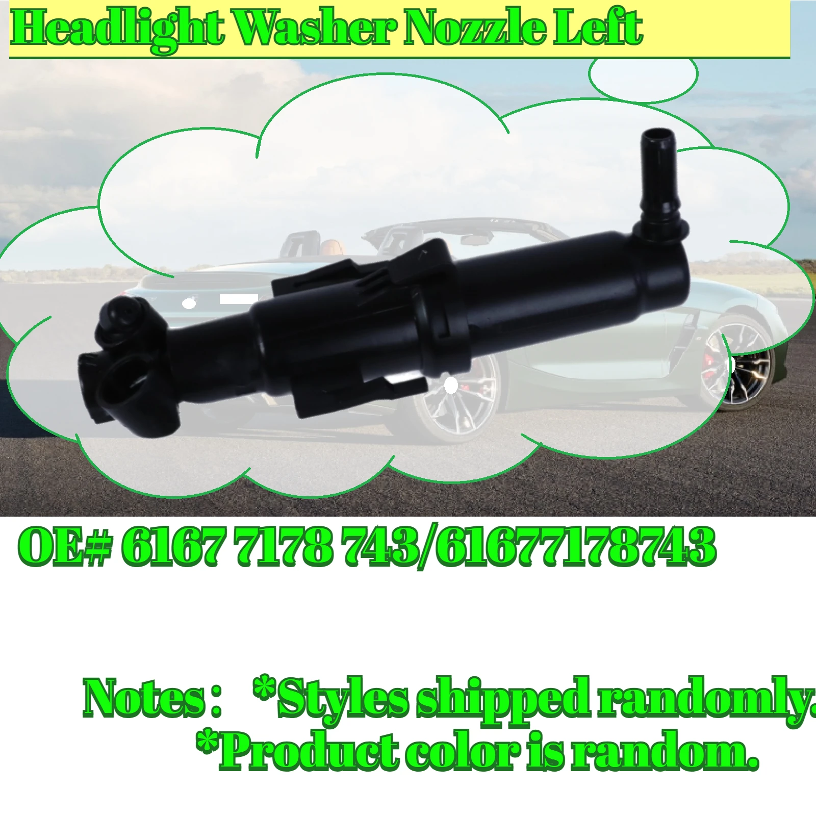 Headlight Washer Nozzle for BMW 740i 750i 760i F01 F02 F03 F04 Hybrid 2008-2012, F01 LCI F02 LCI F03 LCI 2012-2015, 61677178743
Headlight Washer Nozzle for BMW 740i 750i 760i F01 F02 F03 F04 Hybrid 2008-2012, F01 LCI F02 LCI F03 LCI 2012-2015, 61677178743