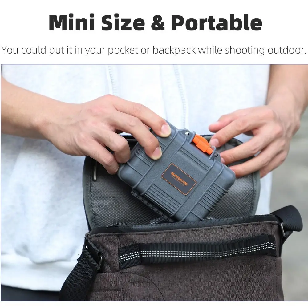 Mini Storage Box Protective Waterproof Carrying Case Shockproof Hard Shell for Insta360 Go Ultra Panoramic Camera Accessories
Mini Storage Box Protective Waterproof Carrying Case Shockproof Hard Shell for Insta360 Go Ultra Panoramic Camera Accessories