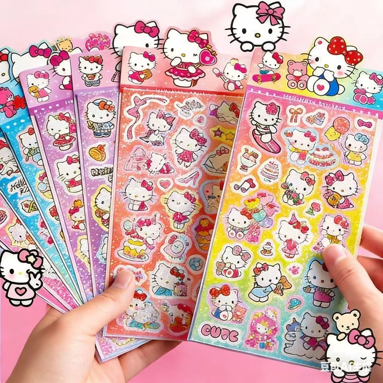 5 шт. наклейки с изображением принцессы Hello Kitty, милые наклейки в форме сердца в стиле каваи для декоративных работ, скрапбукинга и украшения дневников
5 шт. наклейки с изображением принцессы Hello Kitty, милые наклейки в форме сердца в стиле каваи для декоративных работ, скрапбукинга и украшения дневников