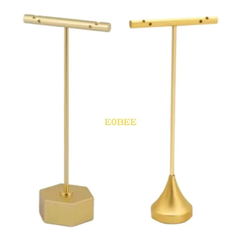 E0BE Elegant Jewelry Organizers Stand Necklace Earring Bracelet Display Hanger Metal Jewelry Display Holder for Necklace
E0BE Elegant Jewelry Organizers Stand Necklace Earring Bracelet Display Hanger Metal Jewelry Display Holder for Necklace