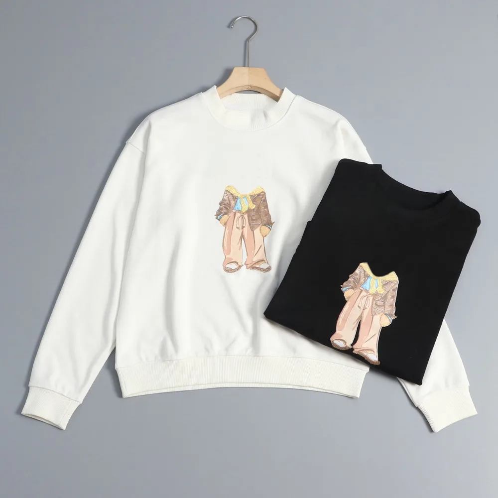 Fashion Trend Luxury Brand Autumn and Winter New Crew Neck Y2k Hoodie Sports and Leisure Long-sleeved Harajuku Women's Top
Fashion Trend Luxury Brand Autumn and Winter New Crew Neck Y2k Hoodie Sports and Leisure Long-sleeved Harajuku Women's Top