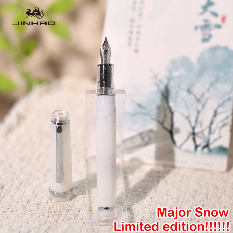 JINHAO 82 Fountain Pen Limited Edition Major Snow Color EF F M Calligraphy Pen Korean Stationery Office School Supplies
JINHAO 82 Fountain Pen Limited Edition Major Snow Color EF F M Calligraphy Pen Korean Stationery Office School Supplies