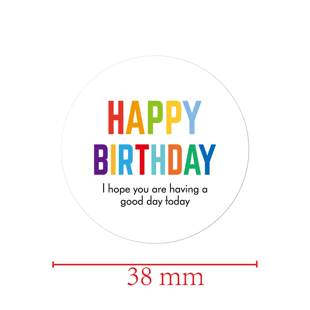 Birthday Stickers 2 Rolls Self Adhesive Cartoon Sealing Labels for Kids Gift Wrapping Practical Use at Home School for Envelope
Birthday Stickers 2 Rolls Self Adhesive Cartoon Sealing Labels for Kids Gift Wrapping Practical Use at Home School for Envelope