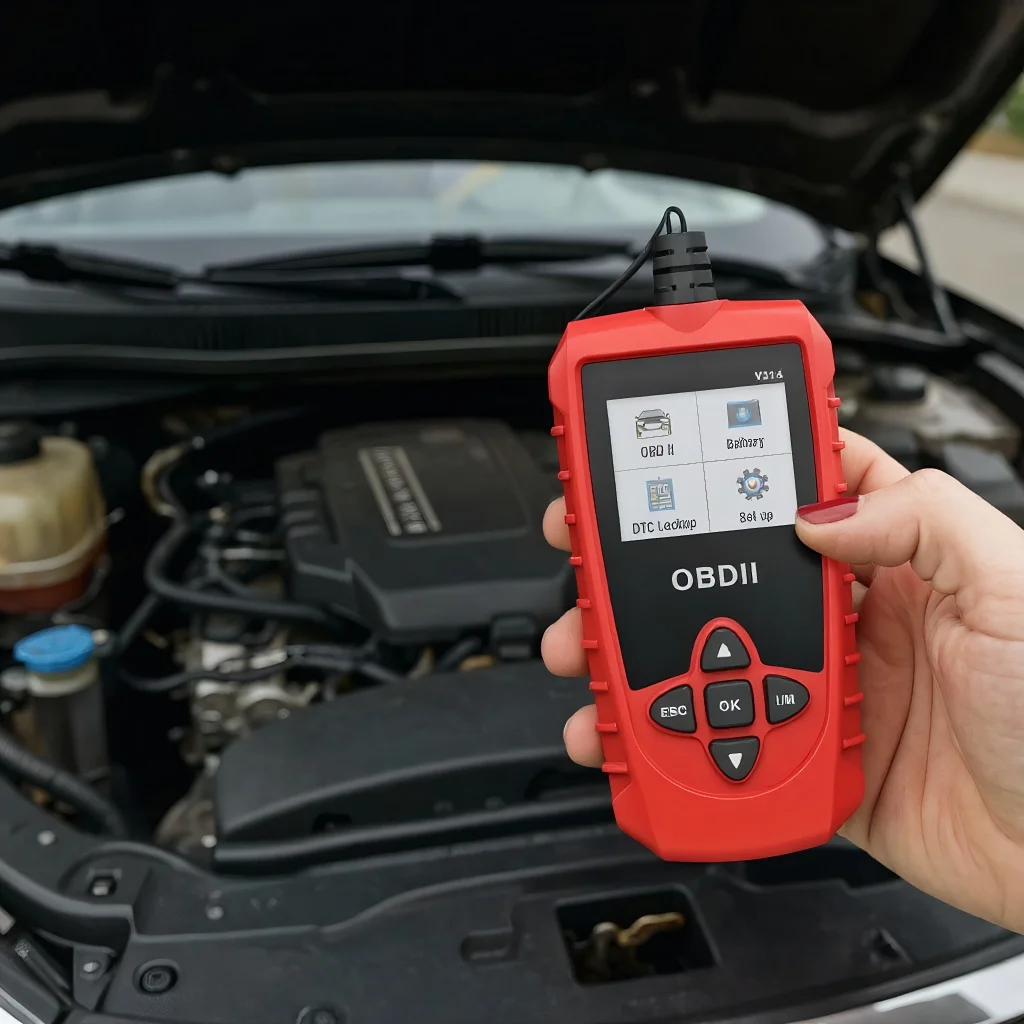 Universal Car OBDII Scanner V314 - Automotive Diagnostic Tool with Onboard Code Reading Card Detector
Universal Car OBDII Scanner V314 - Automotive Diagnostic Tool with Onboard Code Reading Card Detector