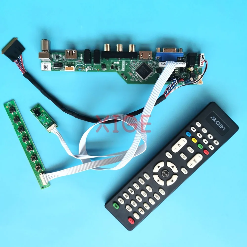 For B156HTN03.2 B156HTN03.3 Driver Controller Board Laptop Screen 15.6" 1920x1080 HDMI+VGA+AV+USB 40-Pin LVDS Analog TV Kit DIY
For B156HTN03.2 B156HTN03.3 Driver Controller Board Laptop Screen 15.6" 1920x1080 HDMI+VGA+AV+USB 40-Pin LVDS Analog TV Kit DIY
