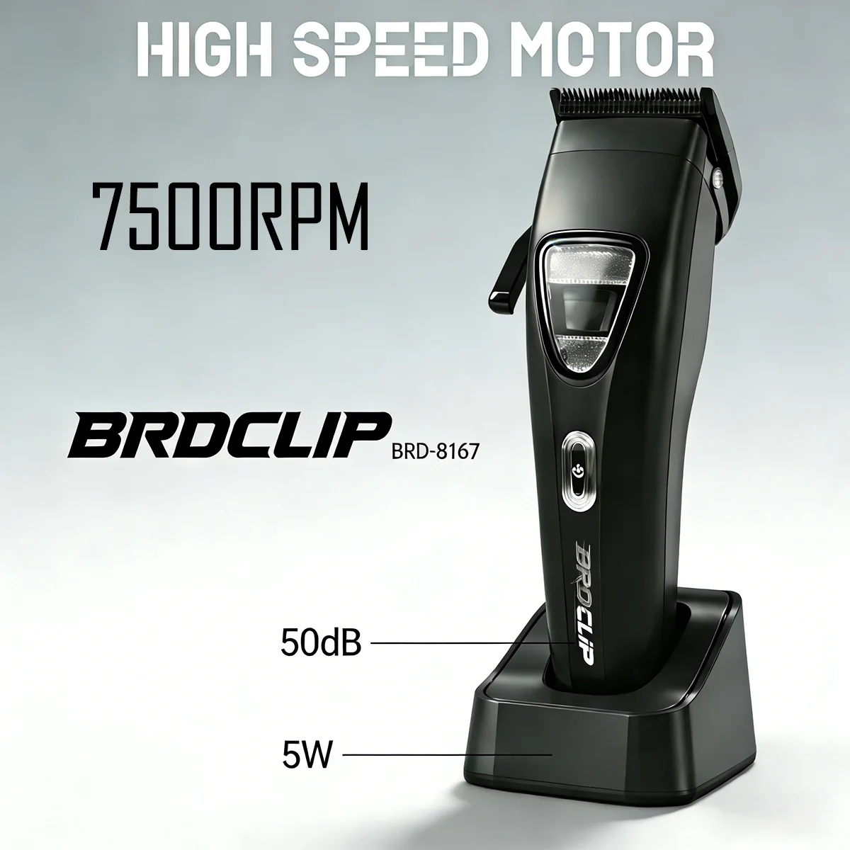 Профессиональная машинка для стрижки волос BRDCLIP BRD-8167 с внешним ротором, бесщеточный двигатель, 7500 об/мин, для салонов, с зарядным устройством, для мужчин
Профессиональная машинка для стрижки волос BRDCLIP BRD-8167 с внешним ротором, бесщеточный двигатель, 7500 об/мин, для салонов, с зарядным устройством, для мужчин