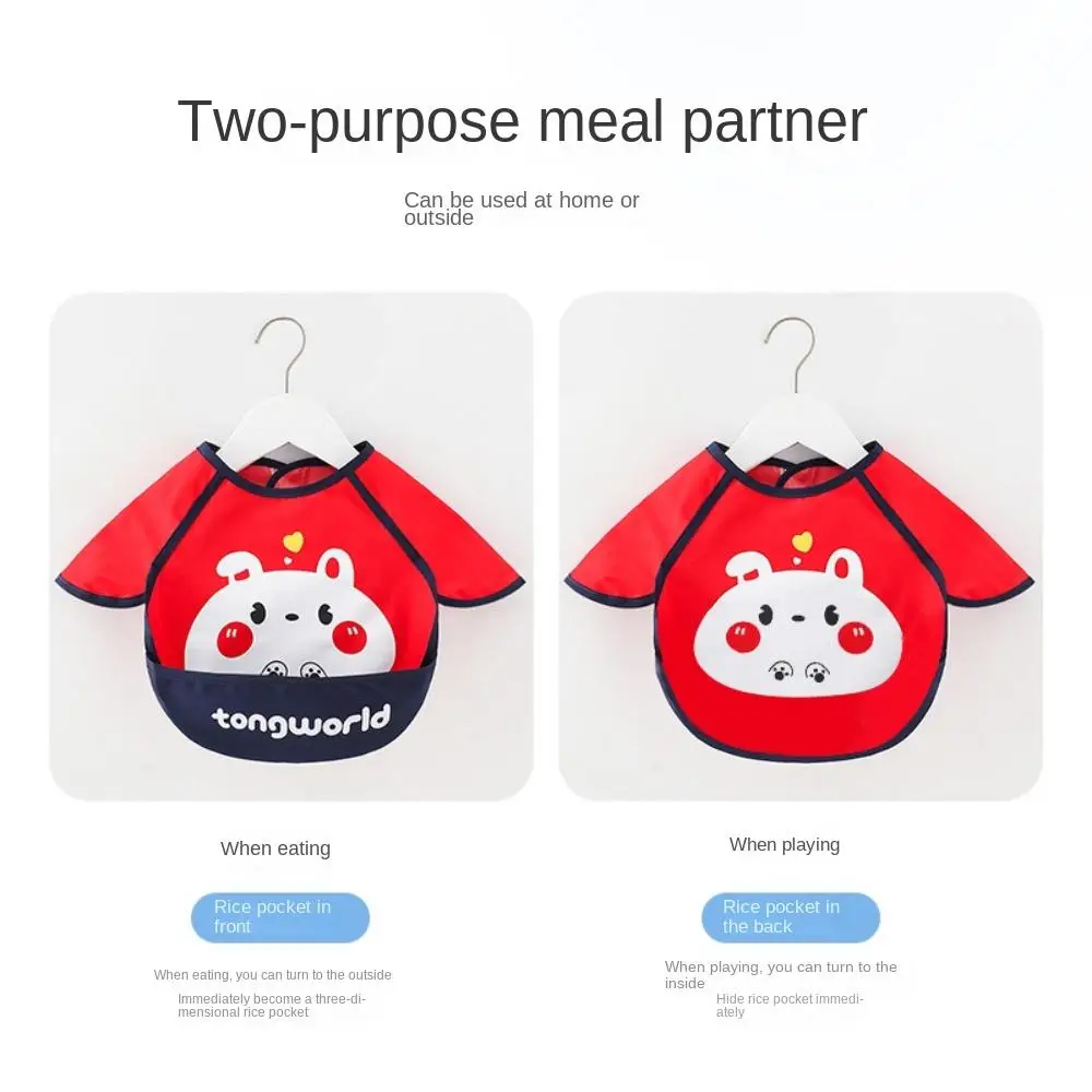 Lovely Cute Cartoon Cat Animal Pattern Anti-dirty Waterproof Rabbit Baby Coverall Baby Stuff Baby Eating Artifact Baby Bib
Lovely Cute Cartoon Cat Animal Pattern Anti-dirty Waterproof Rabbit Baby Coverall Baby Stuff Baby Eating Artifact Baby Bib