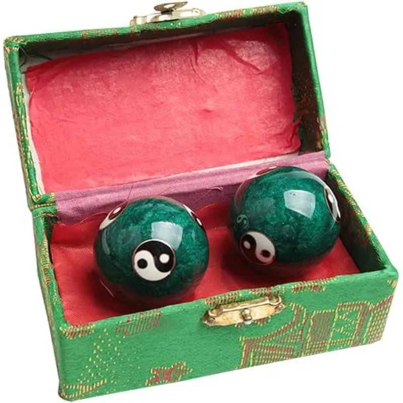 Acxico 2Pcs Chinese Health Exercise Stress Baoding Balls Relaxation Therapy YIN YANG
Acxico 2Pcs Chinese Health Exercise Stress Baoding Balls Relaxation Therapy YIN YANG