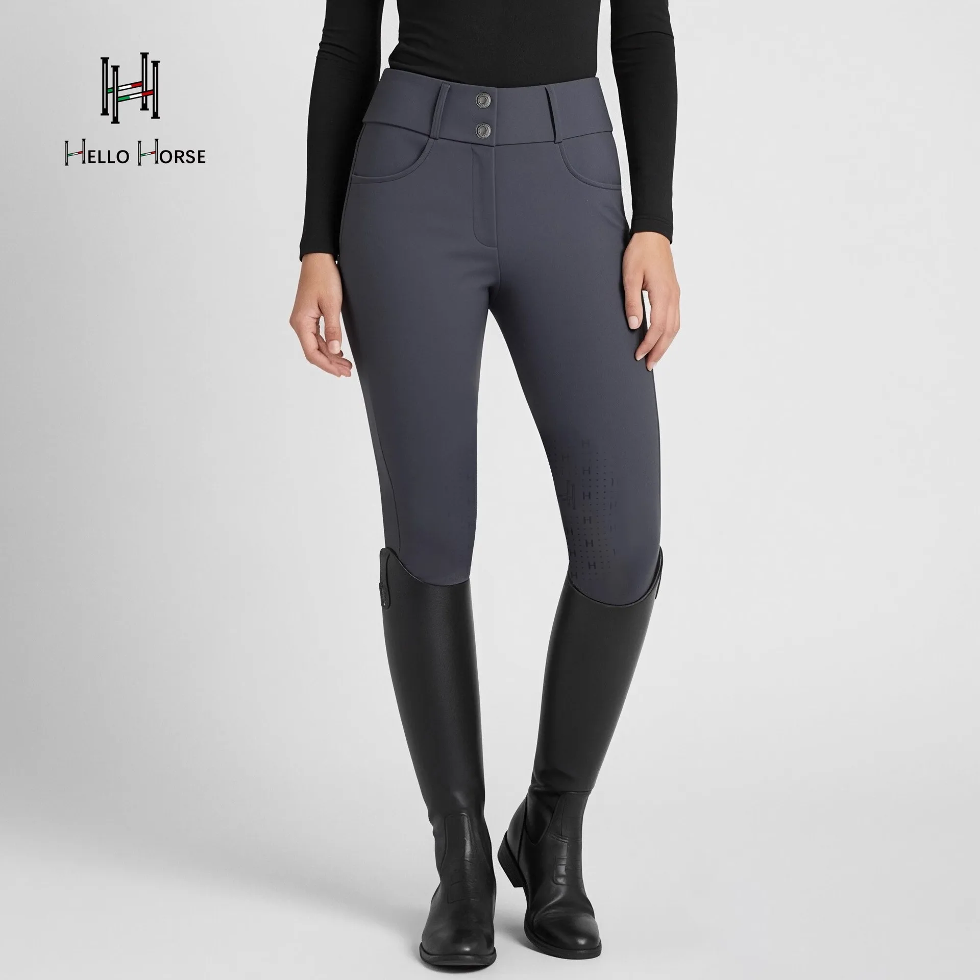 Hello Horse Fall And Winterfleece-lined Breeches Knight Half-glue Equestrian Pants Heattechplaidpants Gray Women's Breeches
Hello Horse Fall And Winterfleece-lined Breeches Knight Half-glue Equestrian Pants Heattechplaidpants Gray Women's Breeches