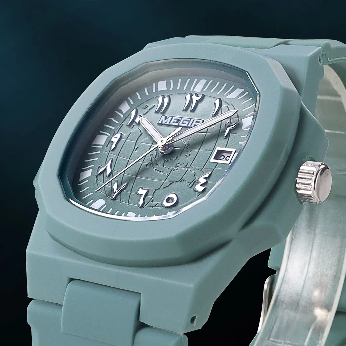 MEGIR лучший бренд класса люкс модные часы для мужчин 30ATM водонепроницаемые часы с датой силиконовый ремешок спортивные кварцевые наручные часы Relogio Masculino 
MEGIR лучший бренд класса люкс модные часы для мужчин 30ATM водонепроницаемые часы с датой силиконовый ремешок спортивные кварцевые наручные часы Relogio Masculino