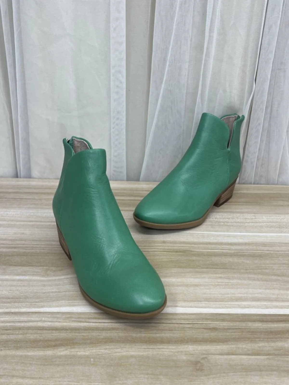 Leather Women's Boots Pointed Toe Pure Color Chunky Heel Faion Simple ort Boots Ba Zipper Initial Autumn Single Boot
Leather Women's Boots Pointed Toe Pure Color Chunky Heel Faion Simple ort Boots Ba Zipper Initial Autumn Single Boot