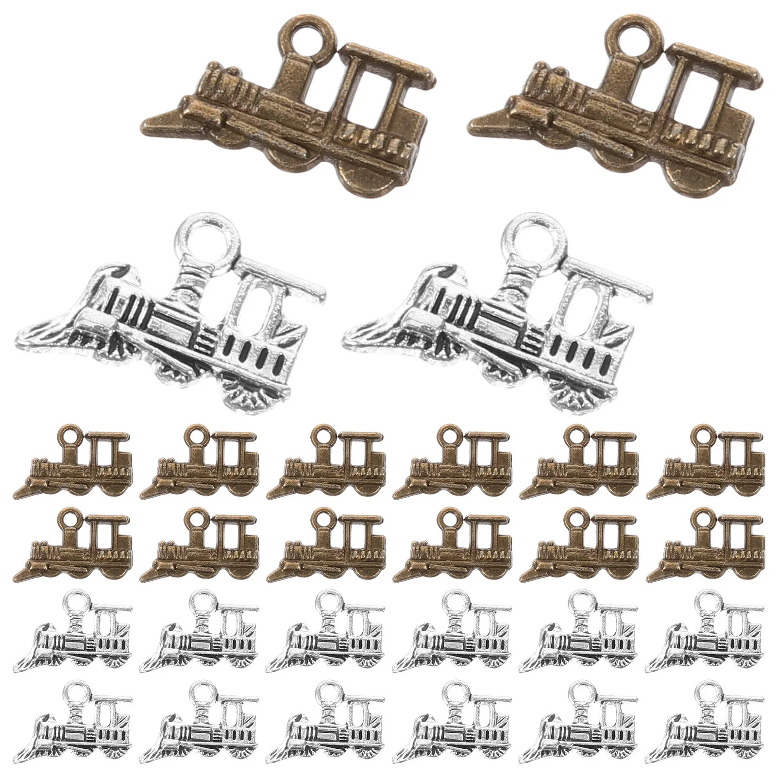 60Pcs Alloy Train Pendant Vintage Style DIY Jewelry Pendant Set for Necklace Bracelet Accessories Retro Jewelry Making
60Pcs Alloy Train Pendant Vintage Style DIY Jewelry Pendant Set for Necklace Bracelet Accessories Retro Jewelry Making