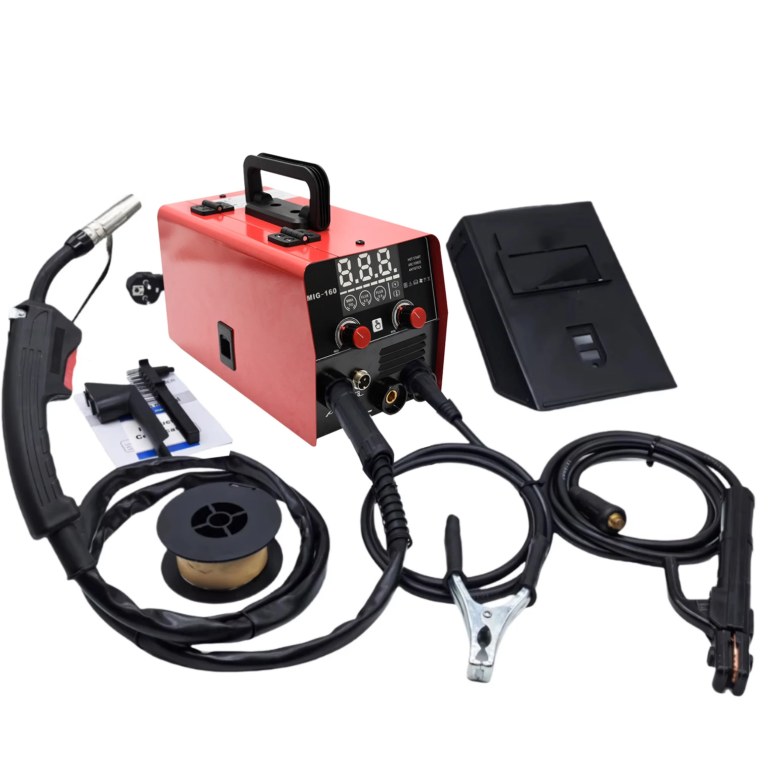 Portable 220V 3-in-1 Invert MIG Welders Gasless Handheld Mig Flux Welding Machine with 0.8mm 1.0mm Solid Wire
Portable 220V 3-in-1 Invert MIG Welders Gasless Handheld Mig Flux Welding Machine with 0.8mm 1.0mm Solid Wire