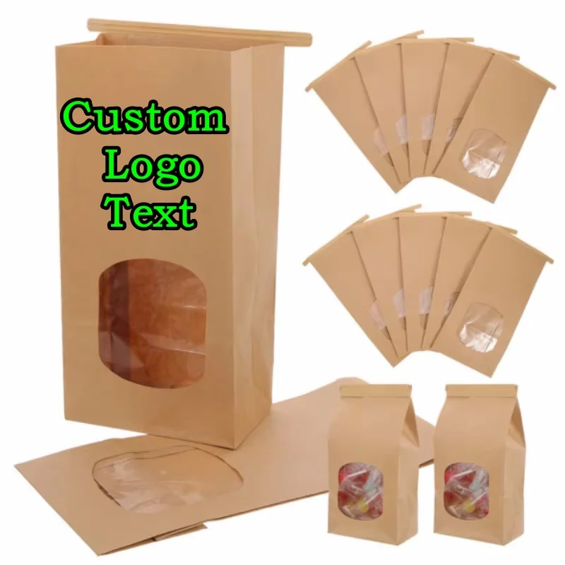 100PCS White/Kraft Paper Take-out Food Window Packaging Bag DIY Logo Coffee Fruit Bread Toast Hamburger Baking Takeaway Pouches
100PCS White/Kraft Paper Take-out Food Window Packaging Bag DIY Logo Coffee Fruit Bread Toast Hamburger Baking Takeaway Pouches
