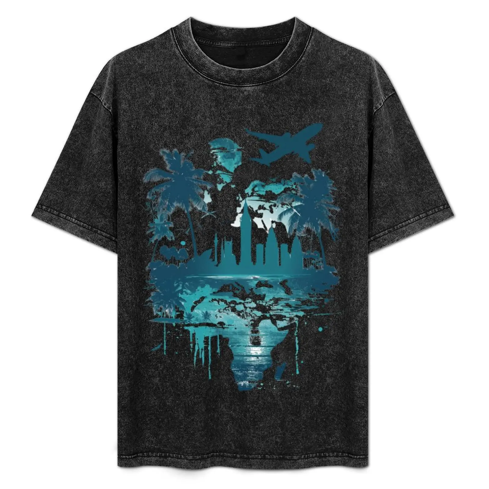 Teal Travel Design 3 of 5 T-Shirt Stylish Graphic Short Sleeve Top
Teal Travel Design 3 of 5 T-Shirt Stylish Graphic Short Sleeve Top