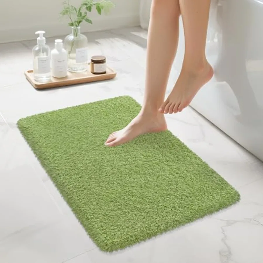 Bathroom Rugs Non Slip, Absorbent Bath Mats Quick Dry, Shaggy Microfiber Bath Rugs, Extra Soft Plush, Machine Washable Bath Mat
Bathroom Rugs Non Slip, Absorbent Bath Mats Quick Dry, Shaggy Microfiber Bath Rugs, Extra Soft Plush, Machine Washable Bath Mat
