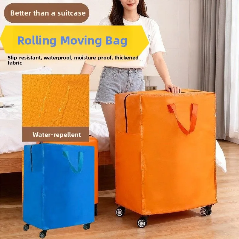 Moving Bag with Wheels Clothes And Quilt Storage Bag Student Vacation Packing Bag Transfer Bag Lightweight Durable Waterproof
Moving Bag with Wheels Clothes And Quilt Storage Bag Student Vacation Packing Bag Transfer Bag Lightweight Durable Waterproof