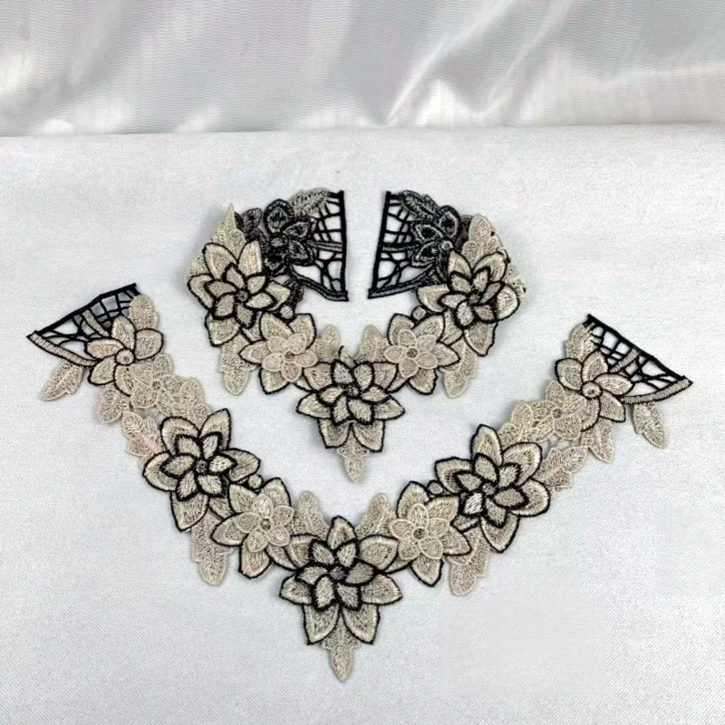 2 pieces of high-end style three-dimensional embroidery garment accessories DIY
2 pieces of high-end style three-dimensional embroidery garment accessories DIY
