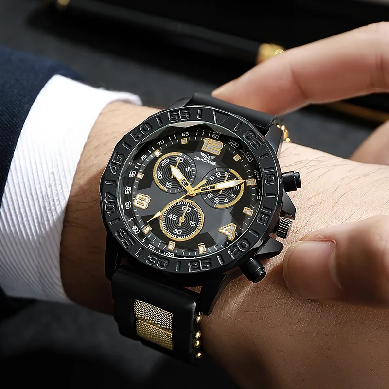 New Fashion Luxury Man Militray Sports Watch Men Business Wristwatches Top Male Clock Silicone Quartz Watches Reloj Hombre Gifts
New Fashion Luxury Man Militray Sports Watch Men Business Wristwatches Top Male Clock Silicone Quartz Watches Reloj Hombre Gifts