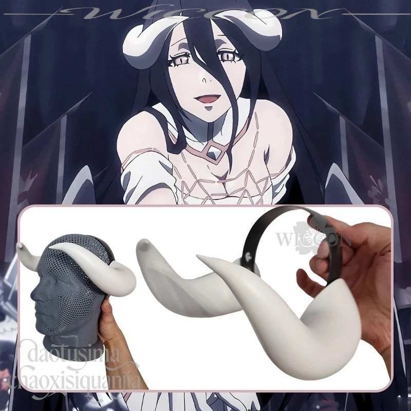 Over Anime Lorddd Cosplay Albeeddo 3D Polylactic Acid Demon Horn Props Accessories 코스프레 Sexy Demon Horn Headwear Halloween Party
Over Anime Lorddd Cosplay Albeeddo 3D Polylactic Acid Demon Horn Props Accessories 코스프레 Sexy Demon Horn Headwear Halloween Party