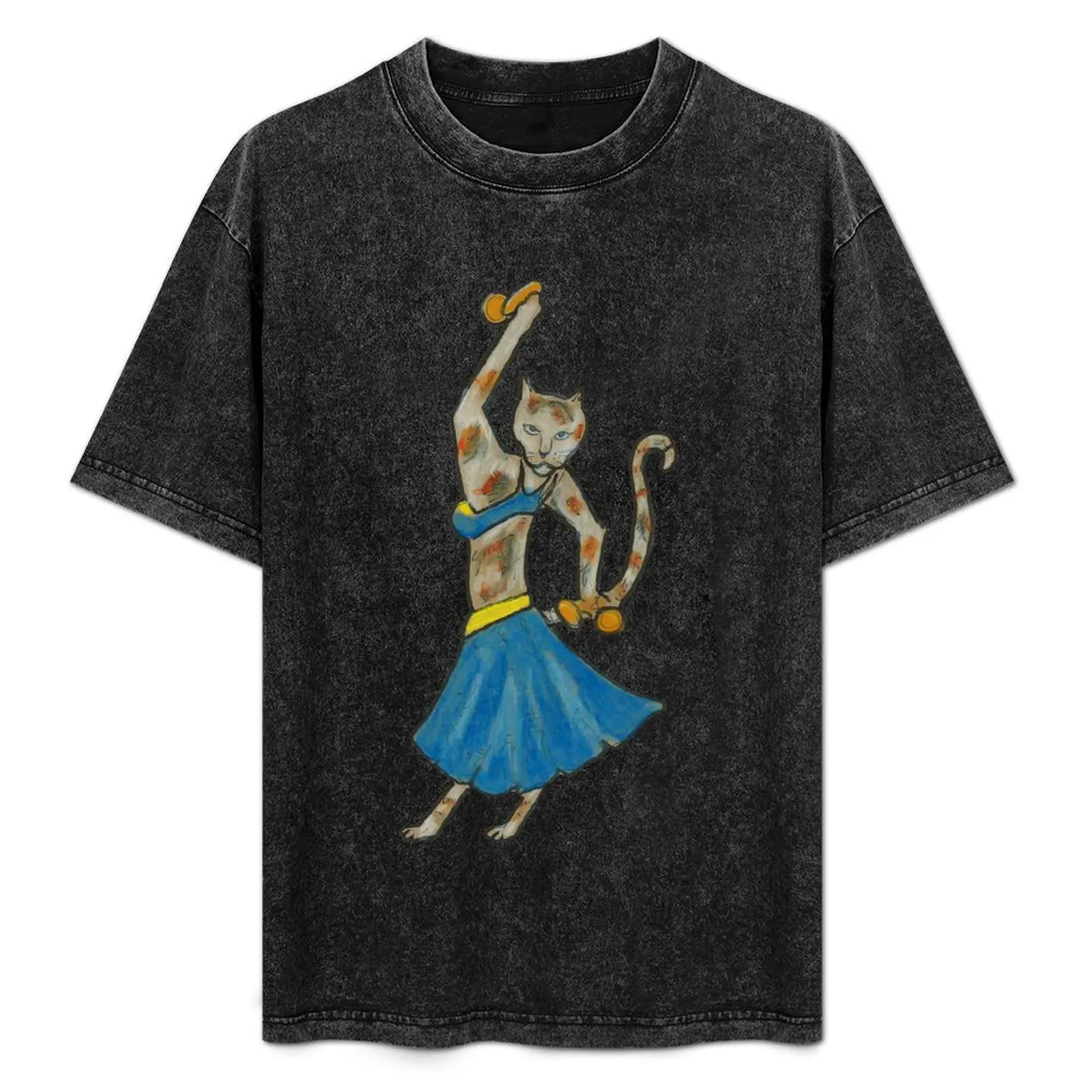 Belly Dance Cat T-Shirt Classic Print Short Sleeve Shirt
Belly Dance Cat T-Shirt Classic Print Short Sleeve Shirt