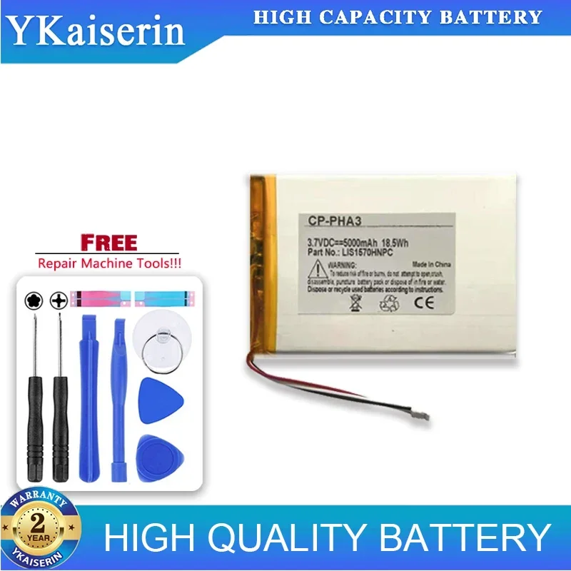 5000mAh Replacement Battery LIS1570HNPC For Sony SY6 PHA-3 PHA3 4-wire Plug
5000mAh Replacement Battery LIS1570HNPC For Sony SY6 PHA-3 PHA3 4-wire Plug