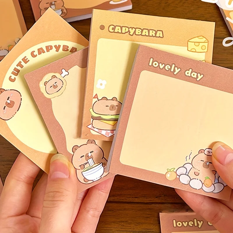 Kapibala Sticky Notes Cartoon Not Pasted Sticky Notes Paper Glue-free Elementary School Creative Notepad Memo Pad Stationery
Kapibala Sticky Notes Cartoon Not Pasted Sticky Notes Paper Glue-free Elementary School Creative Notepad Memo Pad Stationery