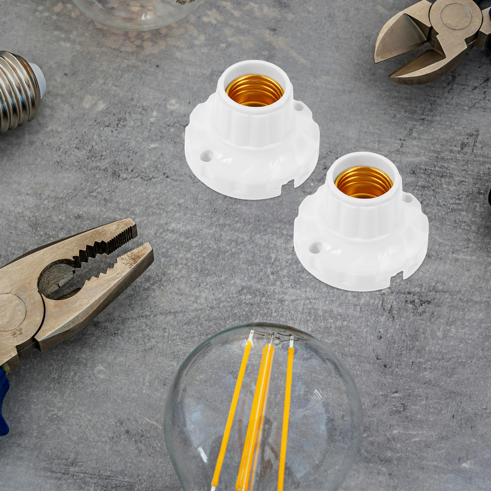 10pcs lamp Holder Light Bulb Socket Replacement Wall Table Lamp Holder Pendant Light Fixture Parts Ceiling Lamp Socket Household
10pcs lamp Holder Light Bulb Socket Replacement Wall Table Lamp Holder Pendant Light Fixture Parts Ceiling Lamp Socket Household