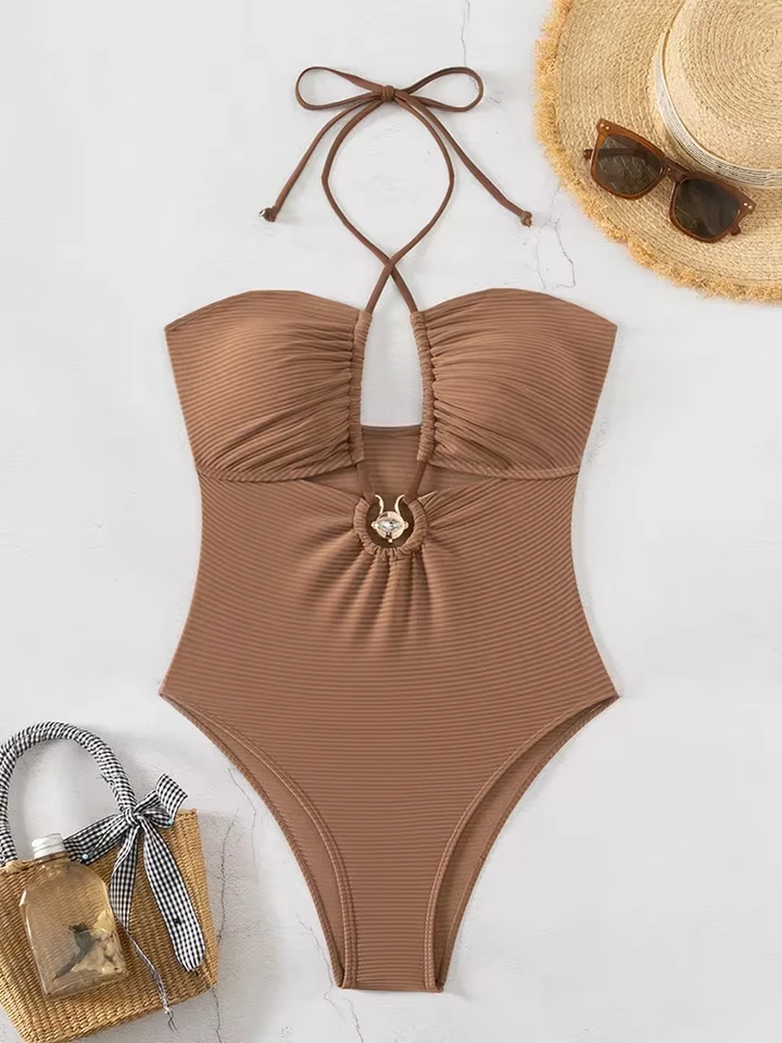 Vzvn Fashion Sexy Solid Lace Up Tight One Piece Swimsuit Women Beach Backless Swimsuit 2026 New All Season One Piece Swimsuit
Vzvn Fashion Sexy Solid Lace Up Tight One Piece Swimsuit Women Beach Backless Swimsuit 2026 New All Season One Piece Swimsuit