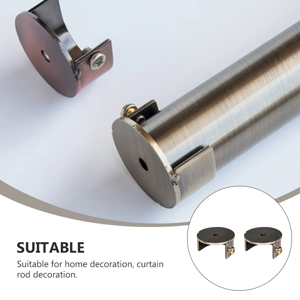 2pcs 28Mm Curtain Rod Wall Bracket Iron Drapery Brackets For Home Decor Window Dressing Holder Support Fixation Accessories
2pcs 28Mm Curtain Rod Wall Bracket Iron Drapery Brackets For Home Decor Window Dressing Holder Support Fixation Accessories