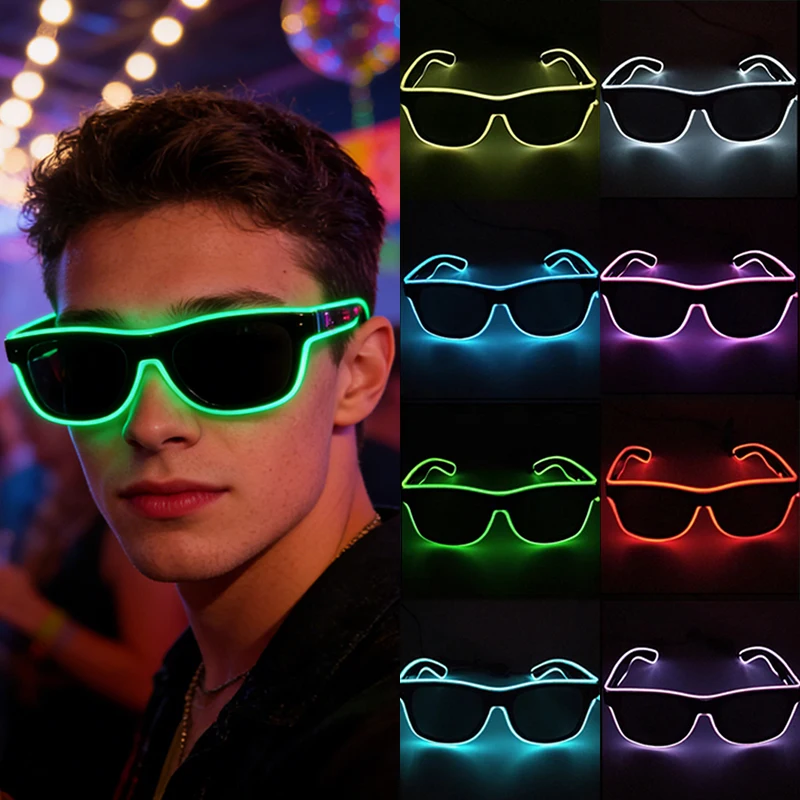 Fluorescent Party Bar Club LED Glasses Mechanical Dance Performance Eyewear Popular Glowing Eyeglasses Carnival Luminous Supplie
Fluorescent Party Bar Club LED Glasses Mechanical Dance Performance Eyewear Popular Glowing Eyeglasses Carnival Luminous Supplie