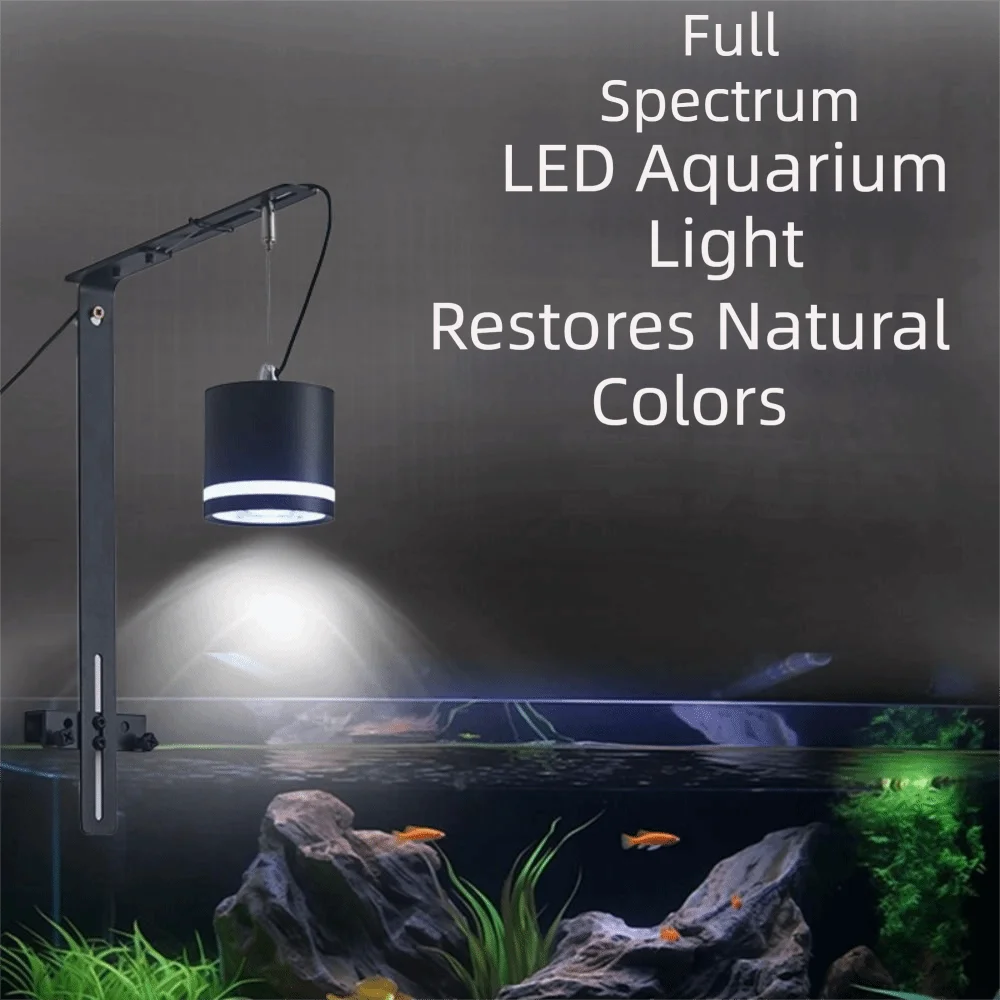 Tricolor Stepless Dimming LED Aquarium Light Clip-On Rotatable Aquatic Plant Light Waterproof Full Spectrum Fish Tank Light
Tricolor Stepless Dimming LED Aquarium Light Clip-On Rotatable Aquatic Plant Light Waterproof Full Spectrum Fish Tank Light