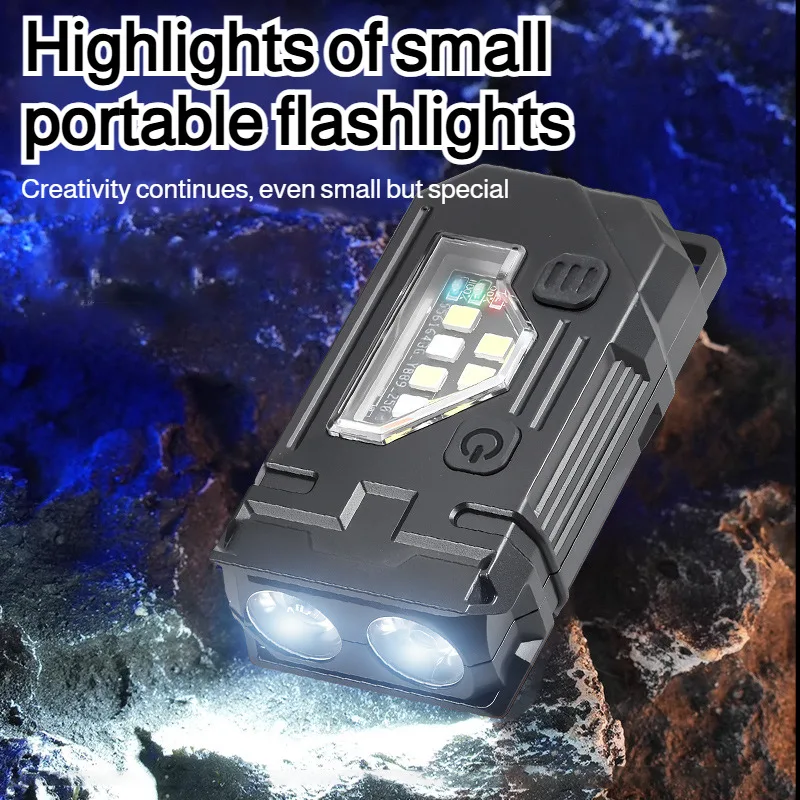 Multicompatible Lighting work light rechargeable battery waterproof Mini Portable Flashlight led keychain flashlight Outdoor
Multicompatible Lighting work light rechargeable battery waterproof Mini Portable Flashlight led keychain flashlight Outdoor