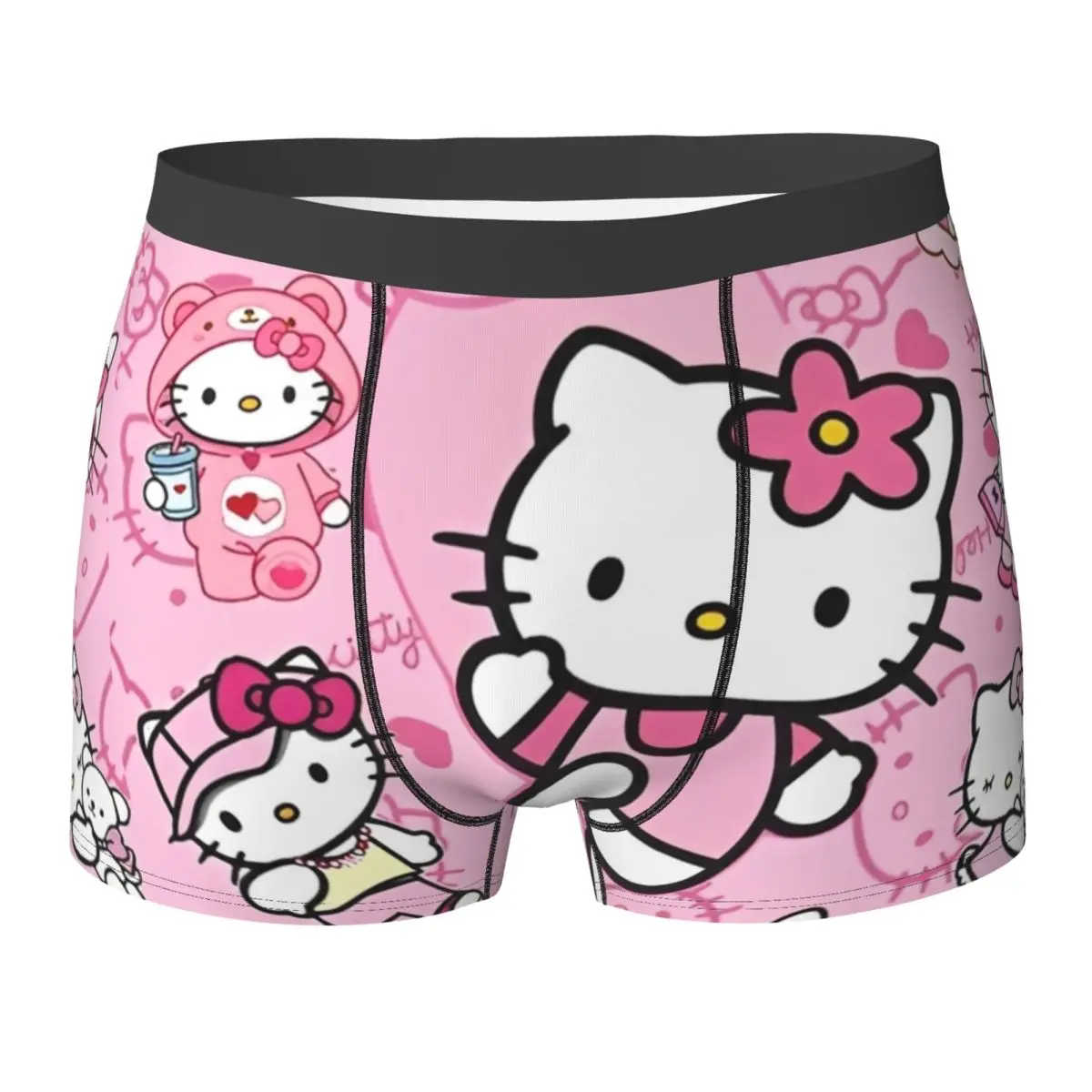 Hello Kitty, милое нижнее белье с героями мультфильмов, мужские трусы, дышащие шорты с принтом, модные шорты, большие размеры
Hello Kitty, милое нижнее белье с героями мультфильмов, мужские трусы, дышащие шорты с принтом, модные шорты, большие размеры