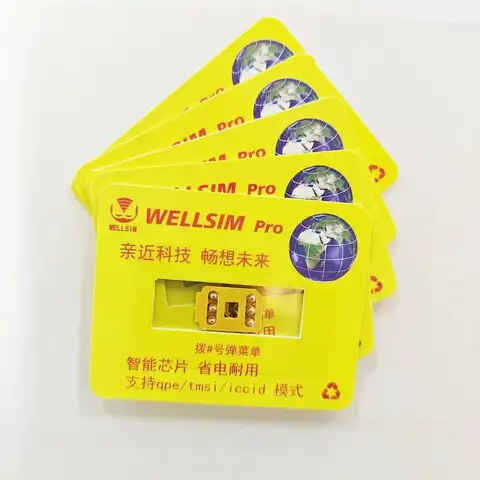 Wellsim Pro V4.1 met QPE-modus MEP Way voor iPhone6 tot 17promax