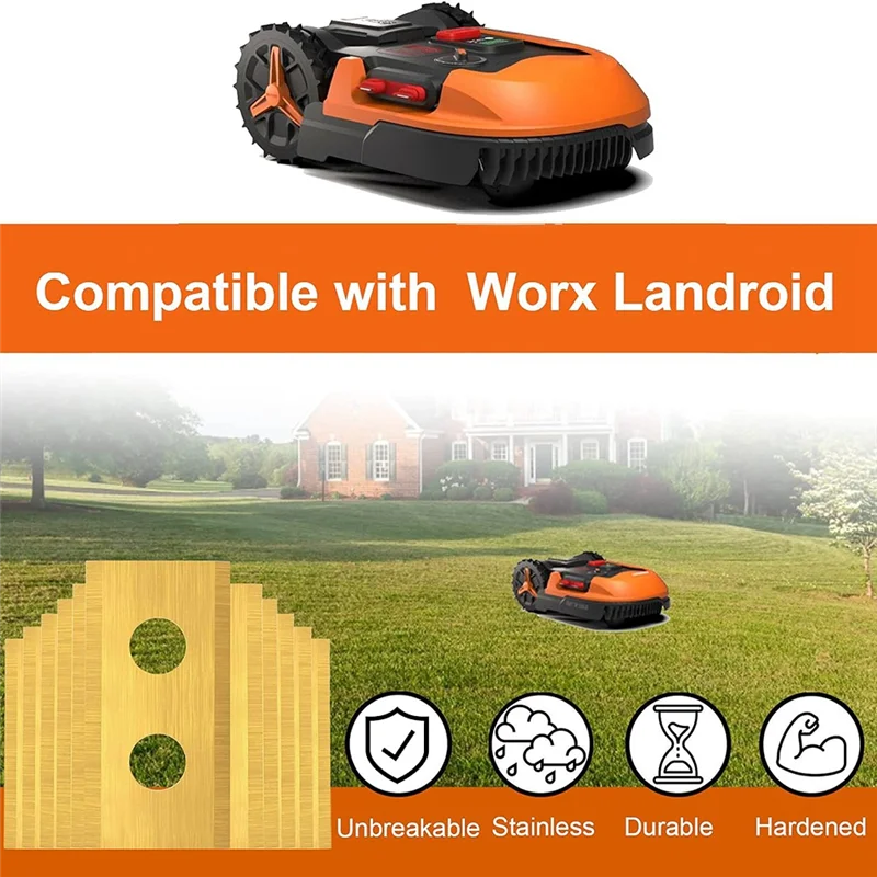 YLS-36 шт. сменные лезвия из нержавеющей стали с винтами для Worx Landroid, машина для перемещения травы
YLS-36 шт. сменные лезвия из нержавеющей стали с винтами для Worx Landroid, машина для перемещения травы