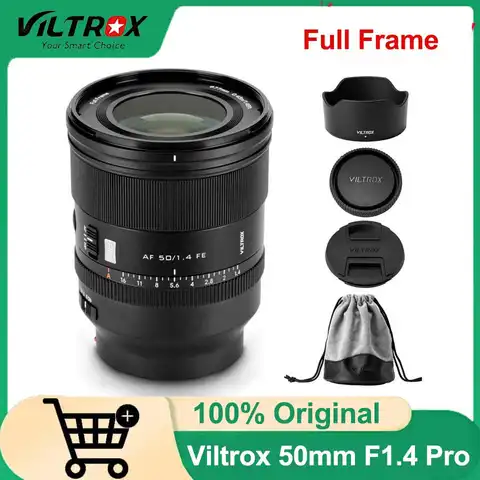 Viltrox 50mm F1.4 Pro FE-Mount Lens  Full Frame Auto Focus Large Aperture Lens for Sony Camera ZV-E10 ZV-E10II FX30 a6600 a6700