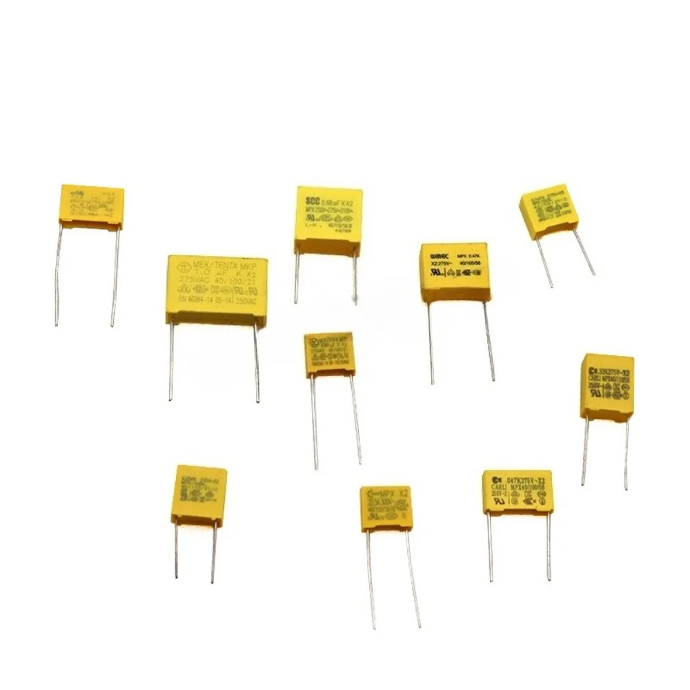 50pcs X2 Safety Capacitor Kit 275VAC 102K-105K 10 Values X 5pcs Metallized Film
50pcs X2 Safety Capacitor Kit 275VAC 102K-105K 10 Values X 5pcs Metallized Film