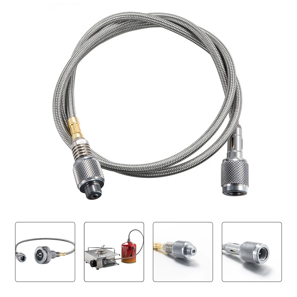 1Pcs Propane Hose Gas Extension Pipe Camping Stove Accessory Outdoor High Pressure Tube Connector Stainless Steel Aluminum
1Pcs Propane Hose Gas Extension Pipe Camping Stove Accessory Outdoor High Pressure Tube Connector Stainless Steel Aluminum