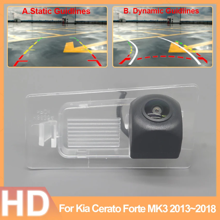 1280*720 Fisheye Rear View Car Reverse Parking Accessories Kit Vehicle Camera For Kia Cerato Forte MK3 2013~2015 2016 2017 2018
1280*720 Fisheye Rear View Car Reverse Parking Accessories Kit Vehicle Camera For Kia Cerato Forte MK3 2013~2015 2016 2017 2018