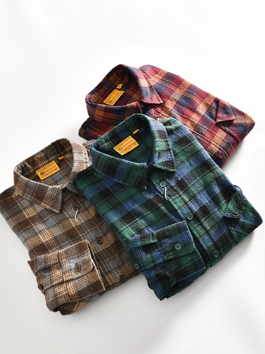 Retro Japanese Style Men's Long Sleeve Loose Casual Shirt Spring Fashion Plaid Workwear Breathable Cotton Polyester Blend
Retro Japanese Style Men's Long Sleeve Loose Casual Shirt Spring Fashion Plaid Workwear Breathable Cotton Polyester Blend