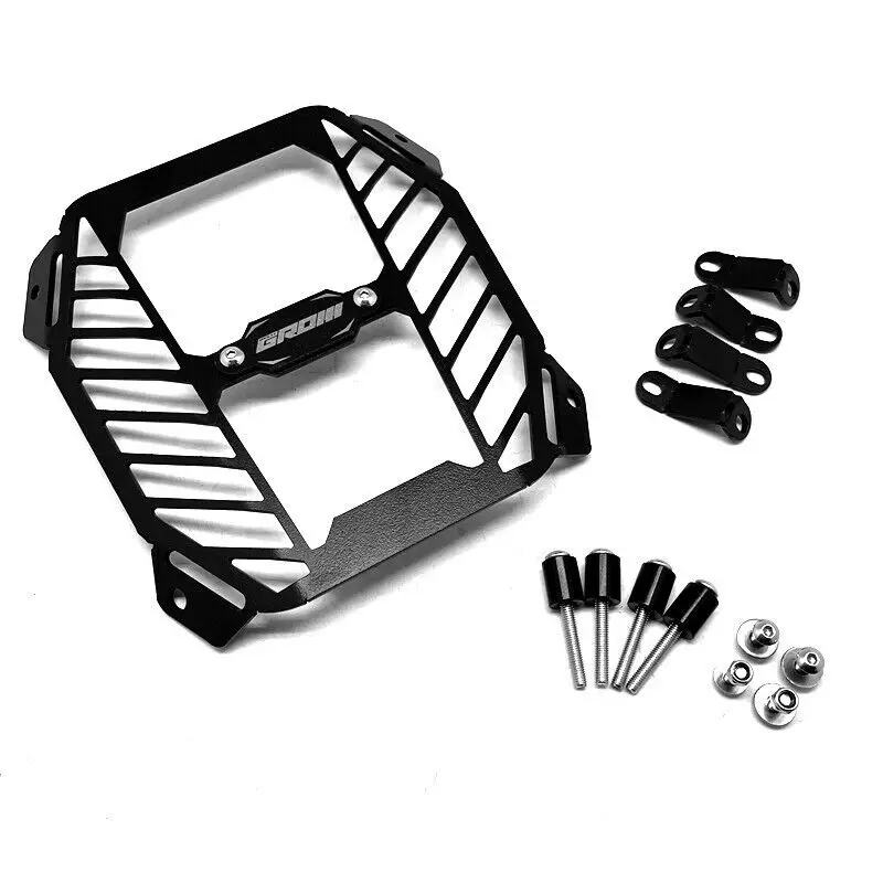 304 Stainless Steel Motorcycle Headlight Guard Cover For Honda - Laser-Cut Anti-Scratch Easy Install Fit MSX 125 GROM125
304 Stainless Steel Motorcycle Headlight Guard Cover For Honda - Laser-Cut Anti-Scratch Easy Install Fit MSX 125 GROM125