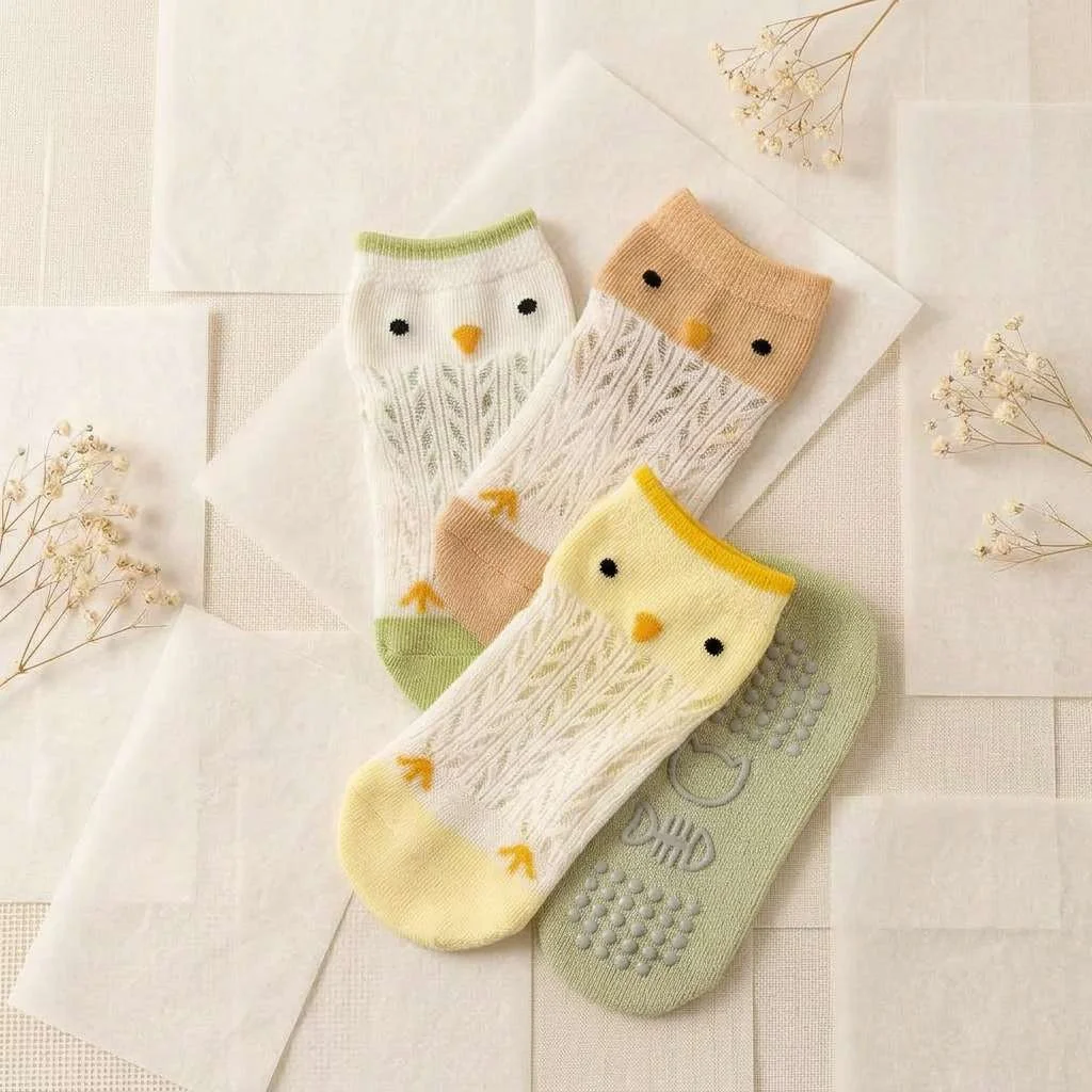 4 Pairs Baby Girls Crew Socks Cartoon Chicken Pattern Soft Breathable Mid Calf Socks
4 Pairs Baby Girls Crew Socks Cartoon Chicken Pattern Soft Breathable Mid Calf Socks