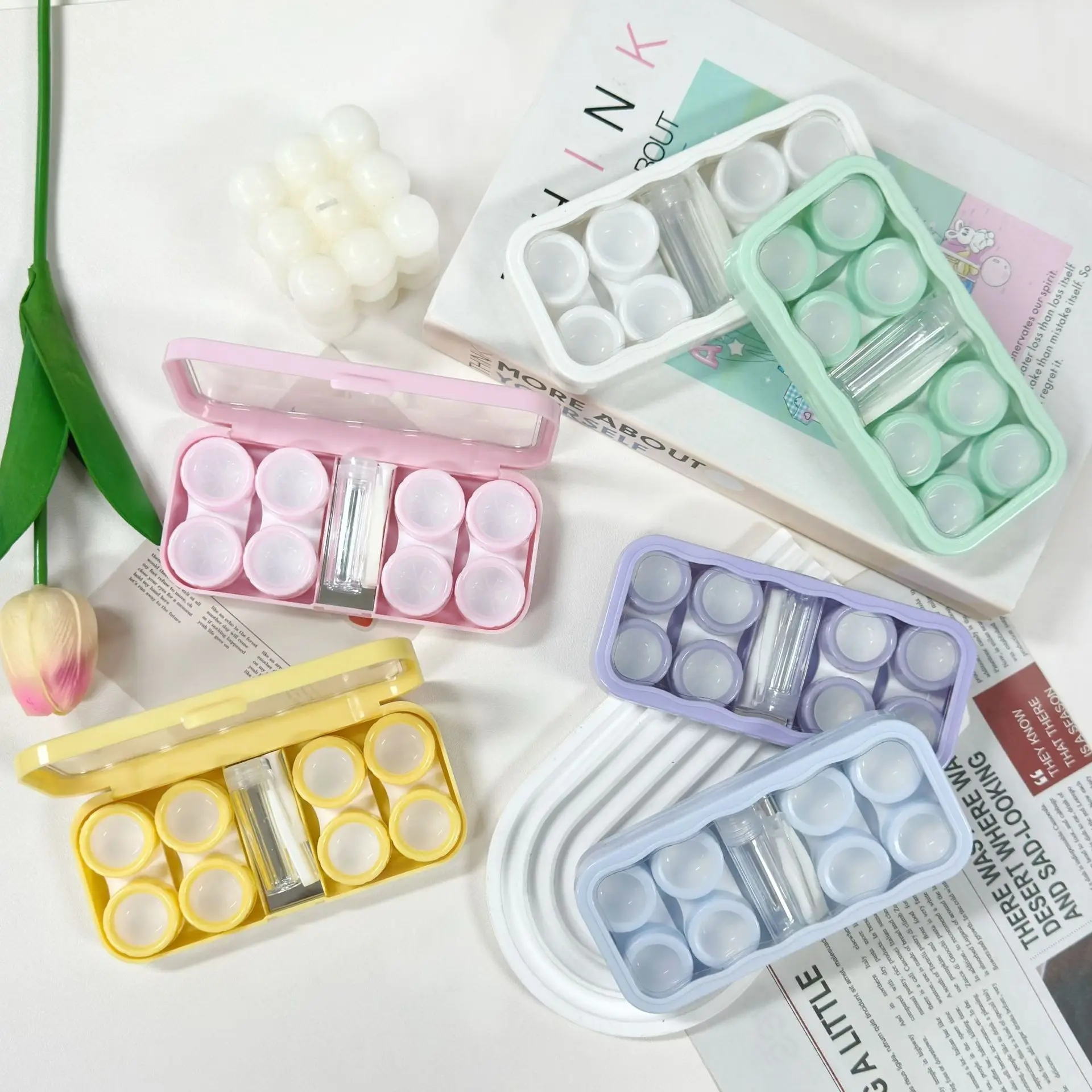 Transparent Contact Lens Case Portable Plastic Storage Box with Tweezer Suction Stick Set for Travel Holiday Companion Organizer
Transparent Contact Lens Case Portable Plastic Storage Box with Tweezer Suction Stick Set for Travel Holiday Companion Organizer