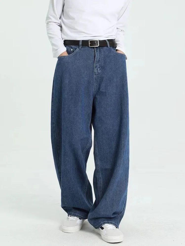 Spring Autumn Wide Leg Pants Dark Blue Jeans Oversize Pants for Men Baggy Jeans Loose Straight Trousers Workwear Men Clothing
Spring Autumn Wide Leg Pants Dark Blue Jeans Oversize Pants for Men Baggy Jeans Loose Straight Trousers Workwear Men Clothing