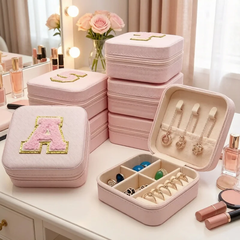 Mini Jewelry Storage Box, Bridesmaid Gift Travel Case with Initial Letter, Birthday Party Mother's Day Gift Idea for Name
Mini Jewelry Storage Box, Bridesmaid Gift Travel Case with Initial Letter, Birthday Party Mother's Day Gift Idea for Name