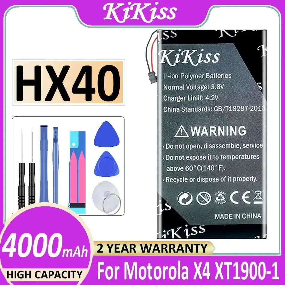 Mobile Phone Battery HX40 4000Mah For Motorola Moto X4 XT1900-1 XT1900-2 XT1900-3 XT1900-4 XT1900-5 6 7
Mobile Phone Battery HX40 4000Mah For Motorola Moto X4 XT1900-1 XT1900-2 XT1900-3 XT1900-4 XT1900-5 6 7